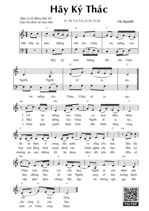 Hãy ký thác (Tv. 36)