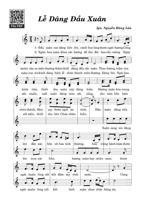 Lễ dâng đầu xuân