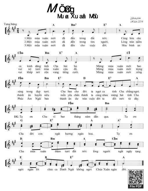 Mừng mùa xuân mới