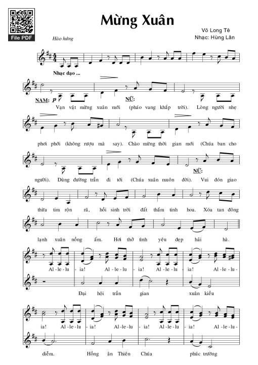 Mừng xuân - Hùng Lân & Võ Long Tê