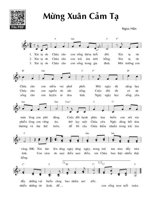 Mừng xuân cảm tạ