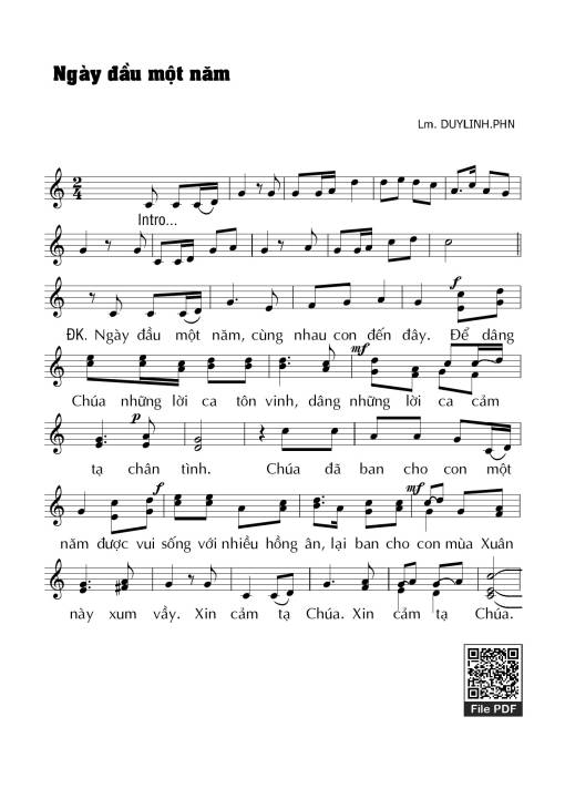 Ngày đầu một năm