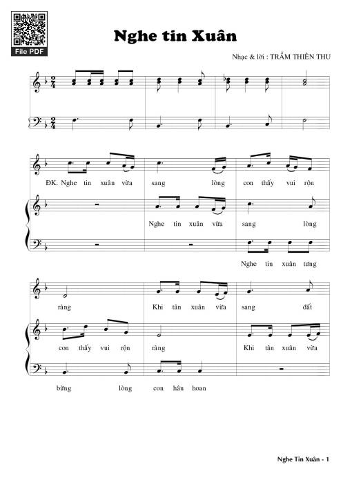 Nghe tin xuân - Trầm Thiên Thu