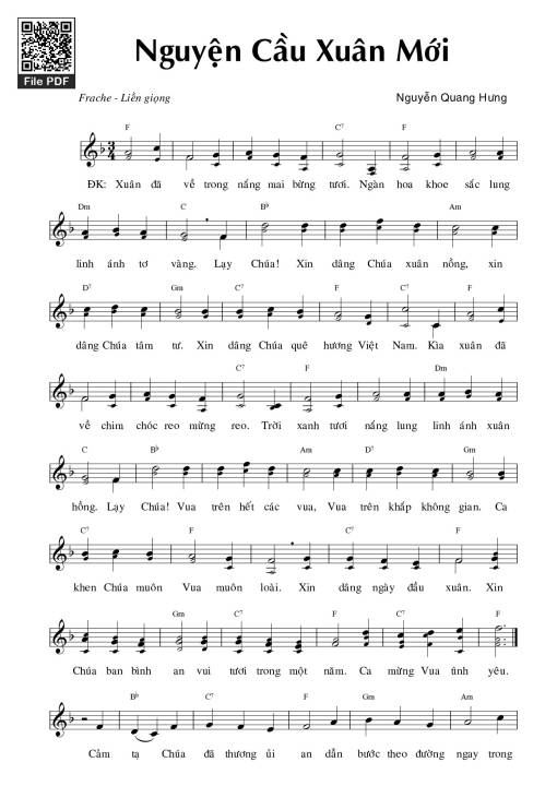 Nguyện cầu xuân mới