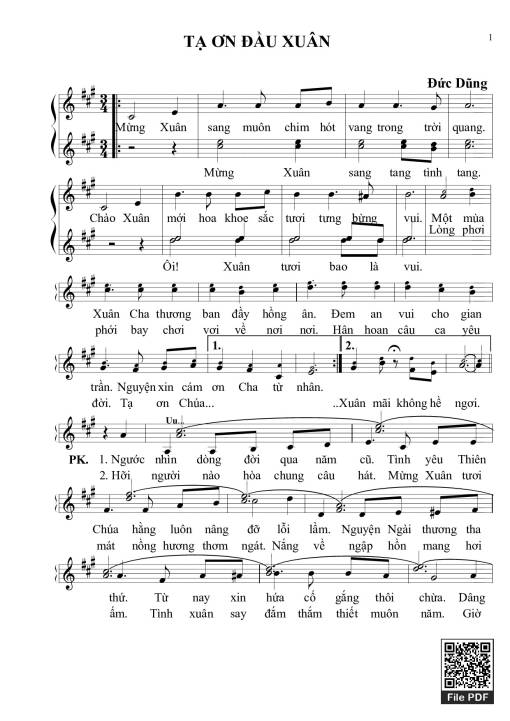 Tạ ơn đầu xuân