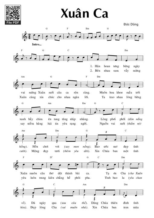 Xuân ca - Đức Dũng