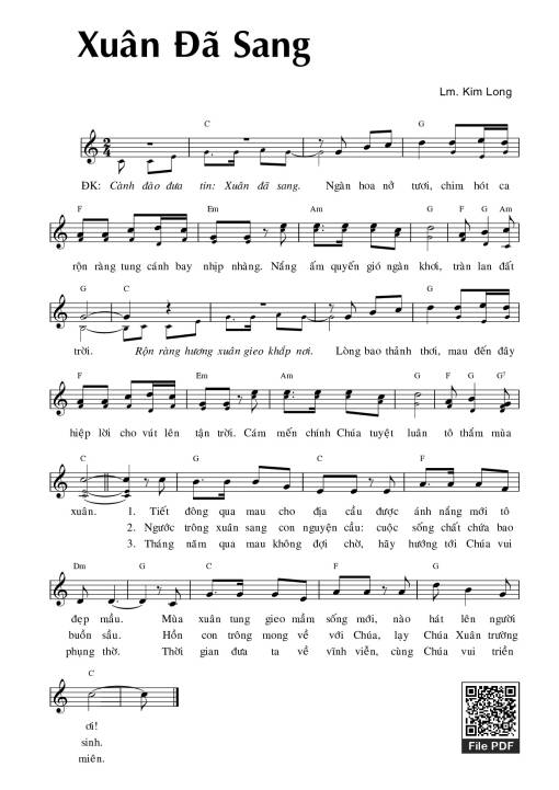 Xuân đã sang - Kim Long