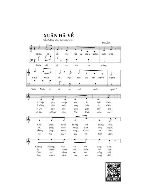 Xuân đã về - Hải Ánh