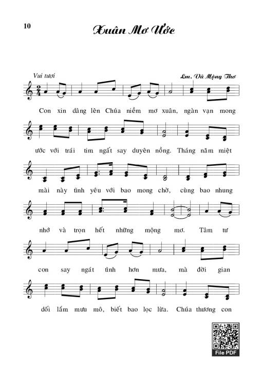 Xuân mơ ước - Vũ Mộng Thơ