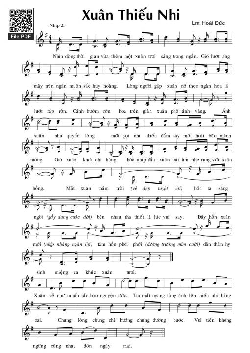 Xuân thiếu nhi - Hoài Đức