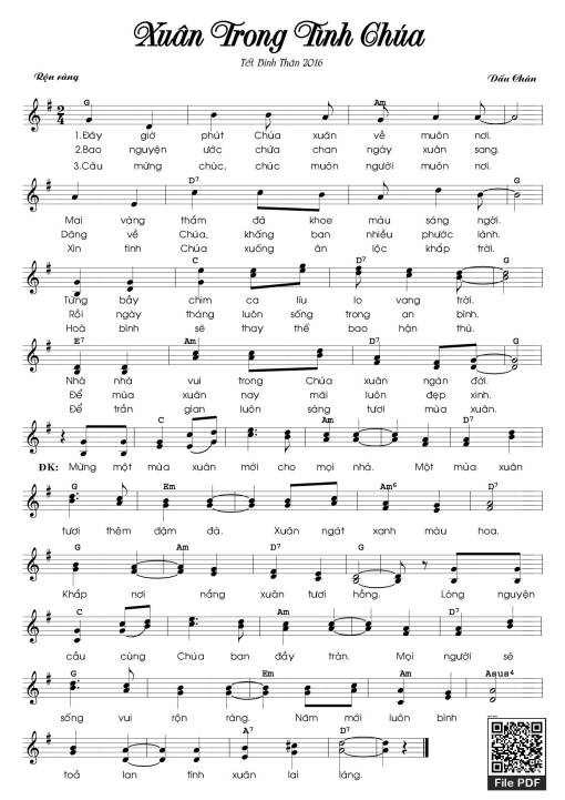 Xuân trong tình Chúa