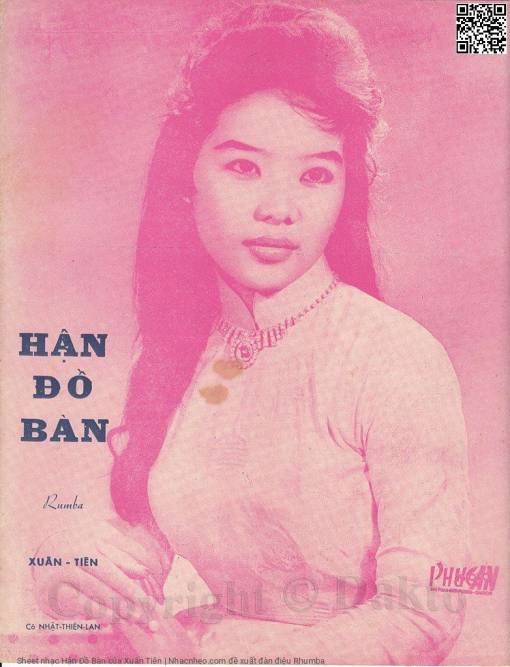 Sheet PDF of Hận Đồ Bàn