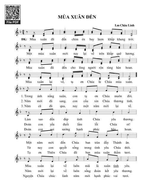 Mùa Xuân Đến - Châu Linh