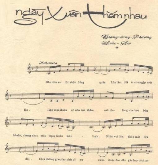 Sheet PDF of Ngày xuân thăm nhau