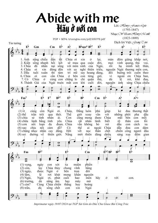 Hãy Ở Với Con Abide with me