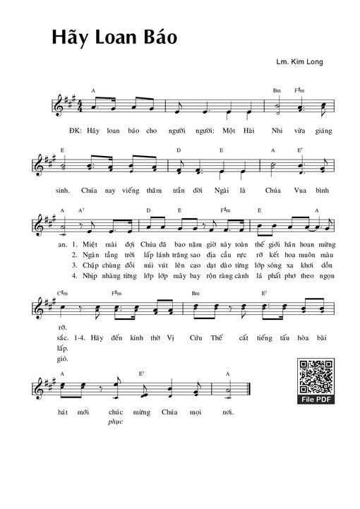 Hãy Loan Báo - Kim Long