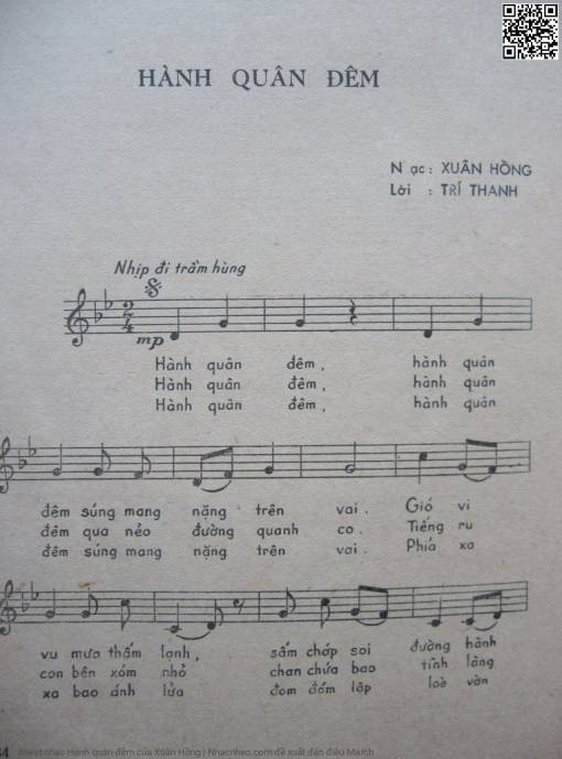 Sheet PDF of Hành quân đêm