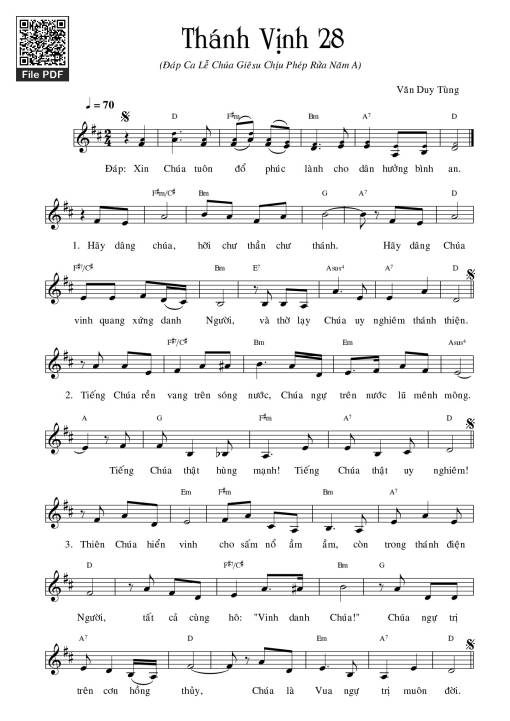 Thánh Vịnh 28, Lễ Chúa Giêsu Chịu Phép Rửa