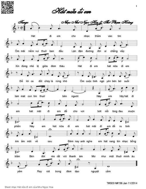 Hát nữa đi em - Như Ngọc Hoa