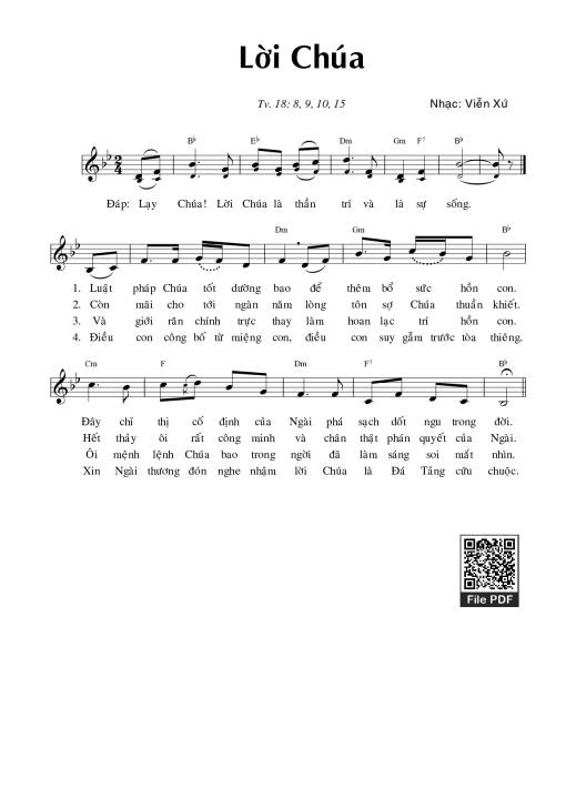 Thánh Vịnh 18, Lời Chúa