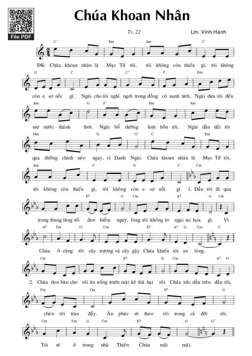 Thánh Vịnh 22, Chúa Khoan Nhân