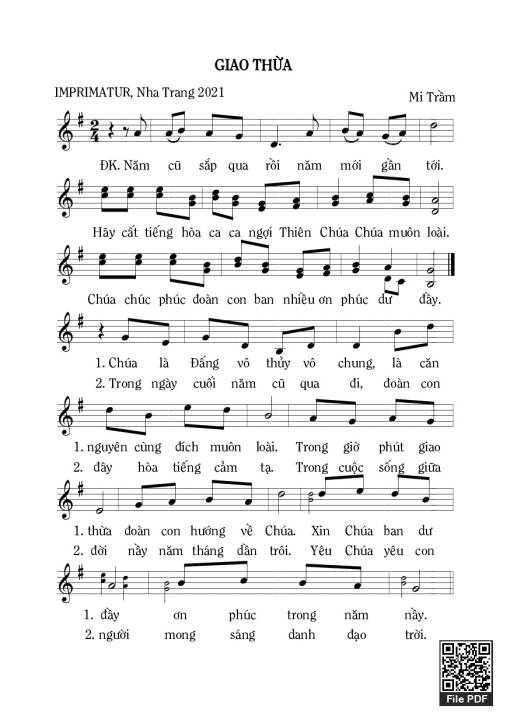 Giao Thừa - Mi Trầm