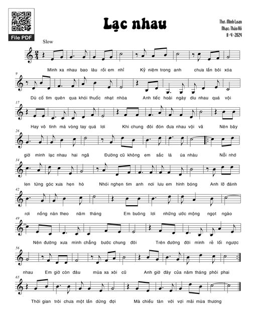 Lạc nhau - Thảo Hồ