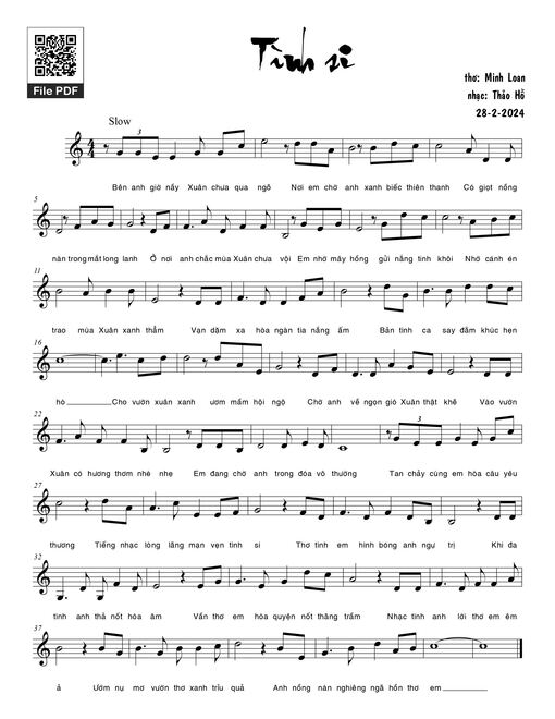 Tình si - Thảo Hồ