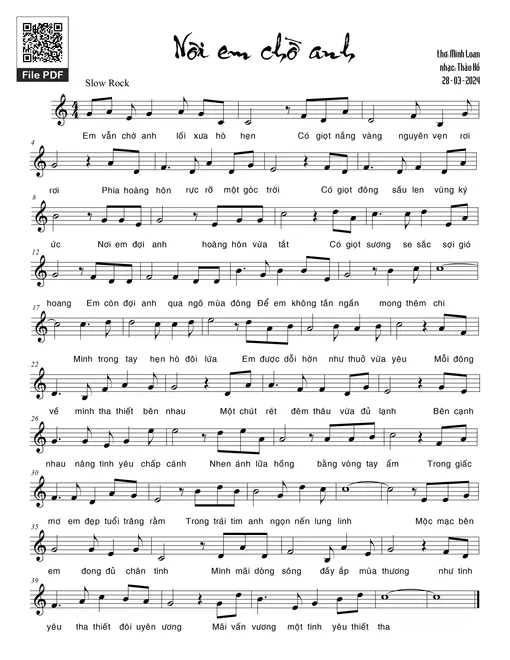 Nơi em chờ anh - Thảo Hồ