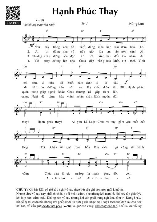 Thánh Vịnh 1, Hạnh Phúc Thay