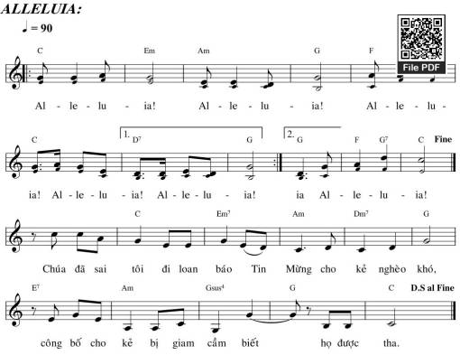 Sheet PDF of Thtm. Chúa Nhật 3 Thường Niên