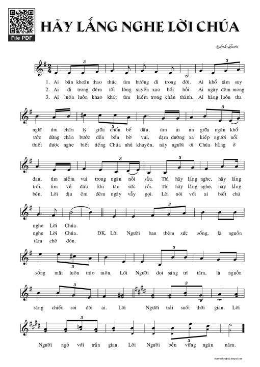 Hãy Lắng Nghe Lời Chúa