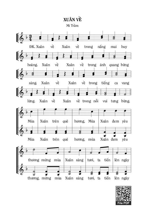 Xuân Về - Mi Trầm