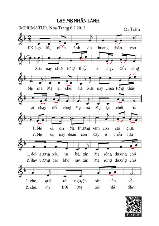 Lạy Mẹ Nhân Lành