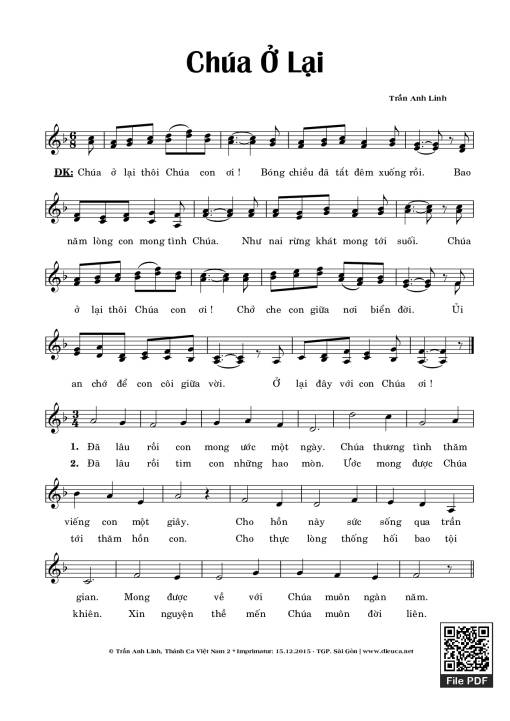 Chúa Ở Lại - Trần Anh Linh