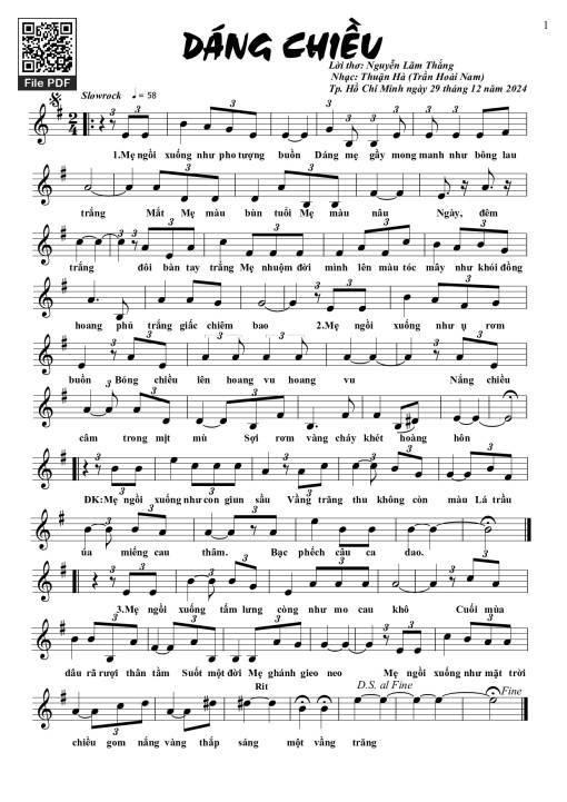 Dáng chiều - Thuận Hà