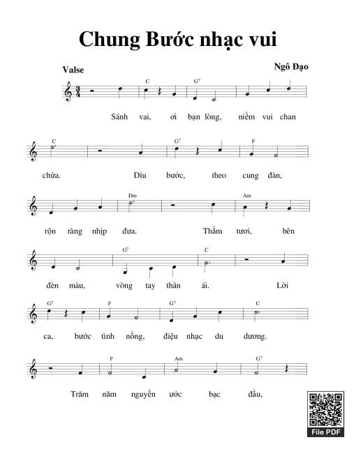 Chung bước nhạc vui