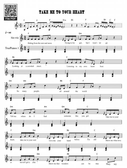 Take Me To Your Heart