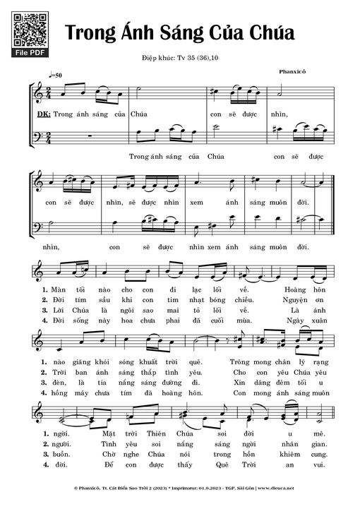 Trong ánh sáng của chúa