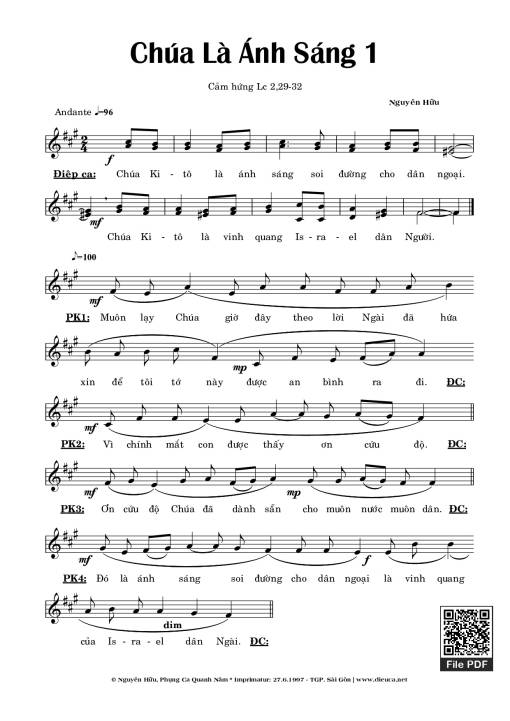 Chúa là ánh sáng 1