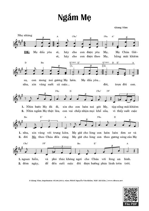 Ngắm mẹ - Giang Tâm