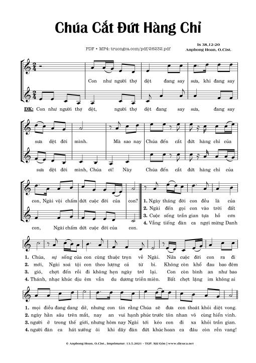 Chúa Cắt Đứt Hàng Chỉ