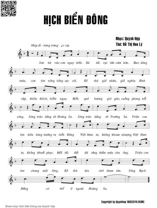 Hịch biển Đông