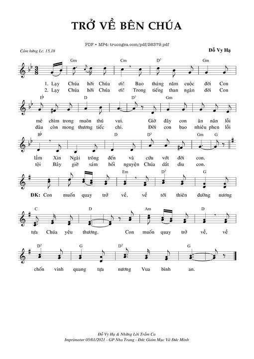 Trở Về Bên Chúa