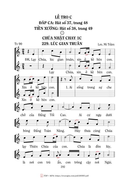 Thánh Vịnh 90, Lúc Gian Truân