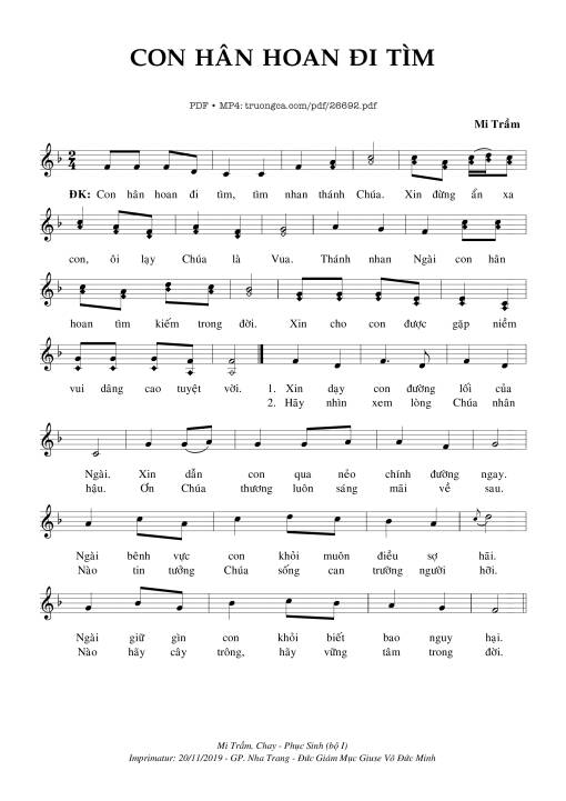 Con Hân Hoan Đi Tìm