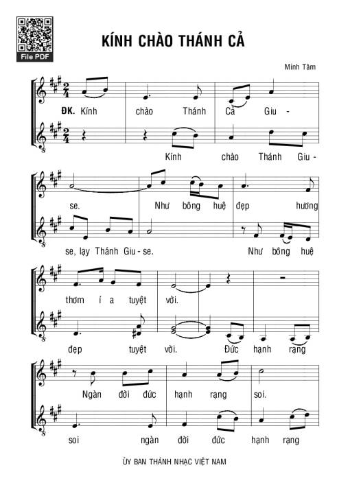 Kính Chào Thánh Cả Giuse