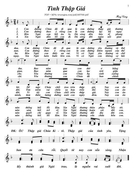 Tình Thập Giá - Hùng Cương