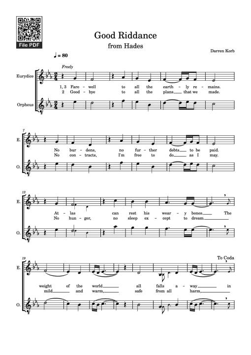 Good Riddance - Darren Korb