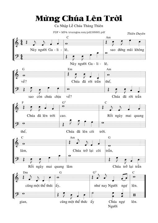 Mừng Chúa Lên Trời